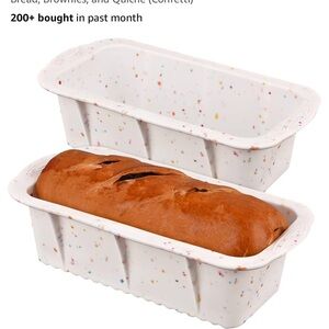 Source Unknown White Bakeware Loaf Pan